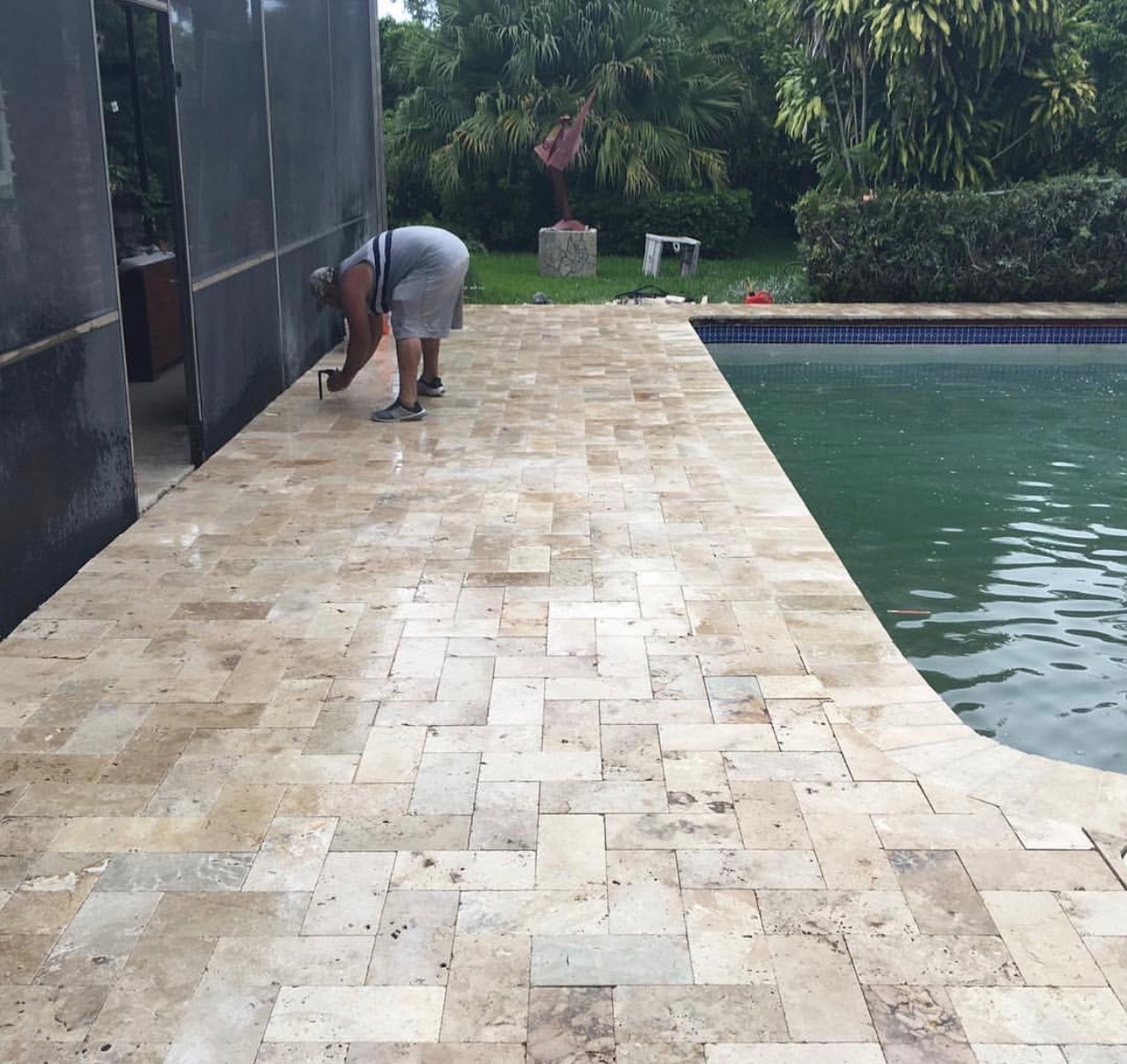 Las Vegas Custom Outdoor Kitchen Paving